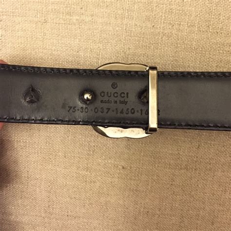 gucci belt serial number 22 digits|Gucci double g belt.